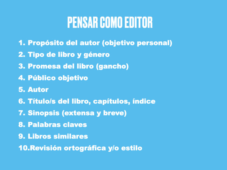 Guía Completa para Publicar tu Primer Libro - Editorial Autores de ...