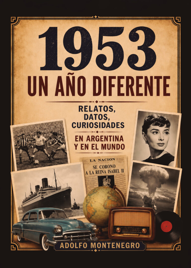 Portada del libro 1953 Un año diferente de Adolfo Montenegro.
