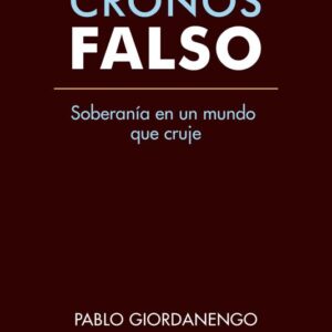 Portada del libro Cronos falso de Pablo Giordanengo