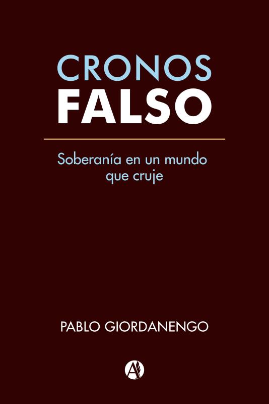 Portada del libro Cronos falso de Pablo Giordanengo