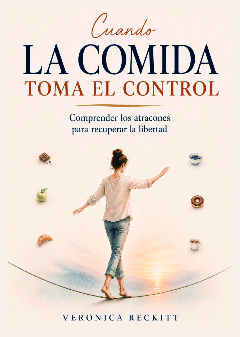 Libro portada Cuando la comida toma el control de Verónica Reckitt