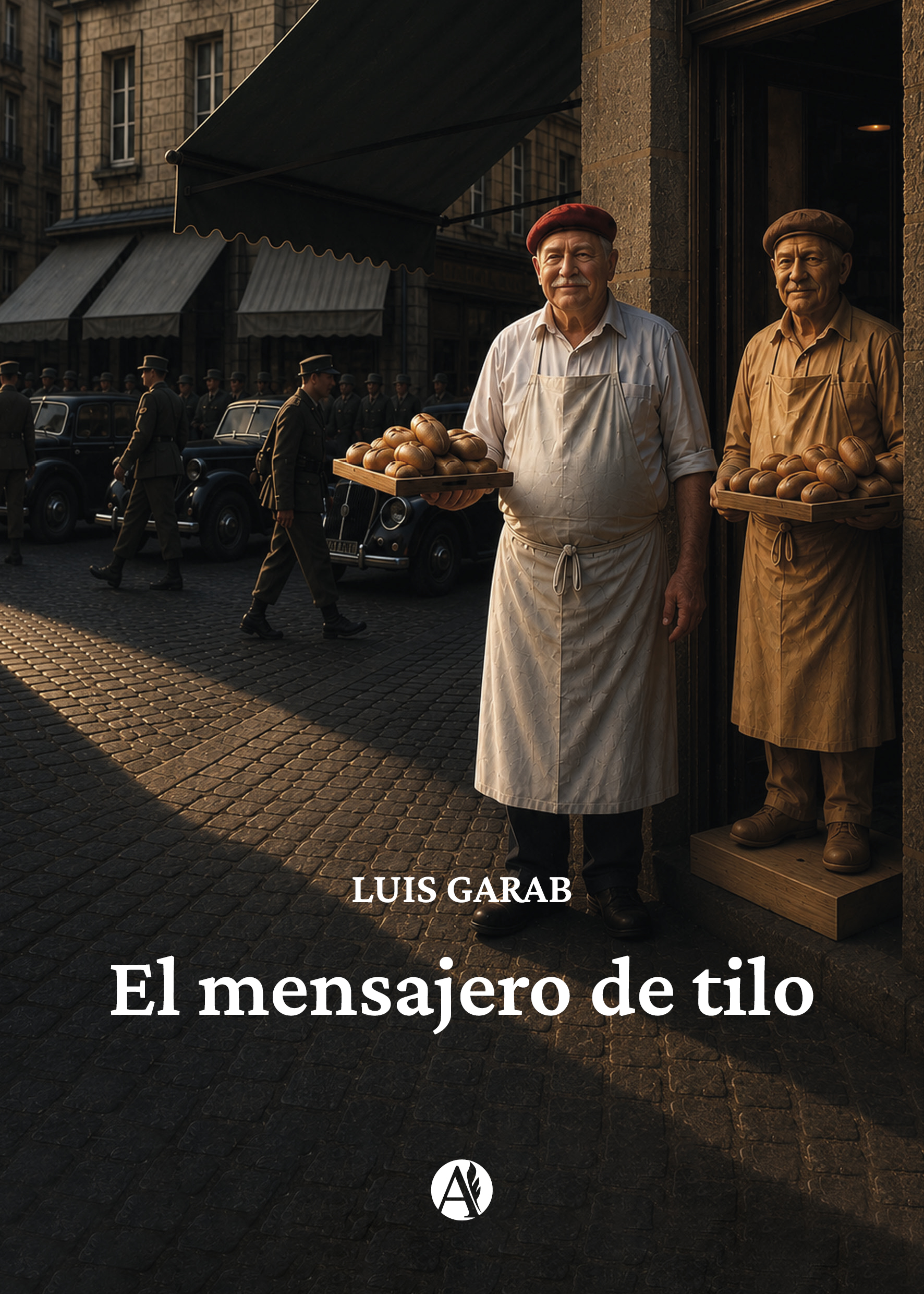 Portada del libro El mensajero de tilo de Luis Garab.