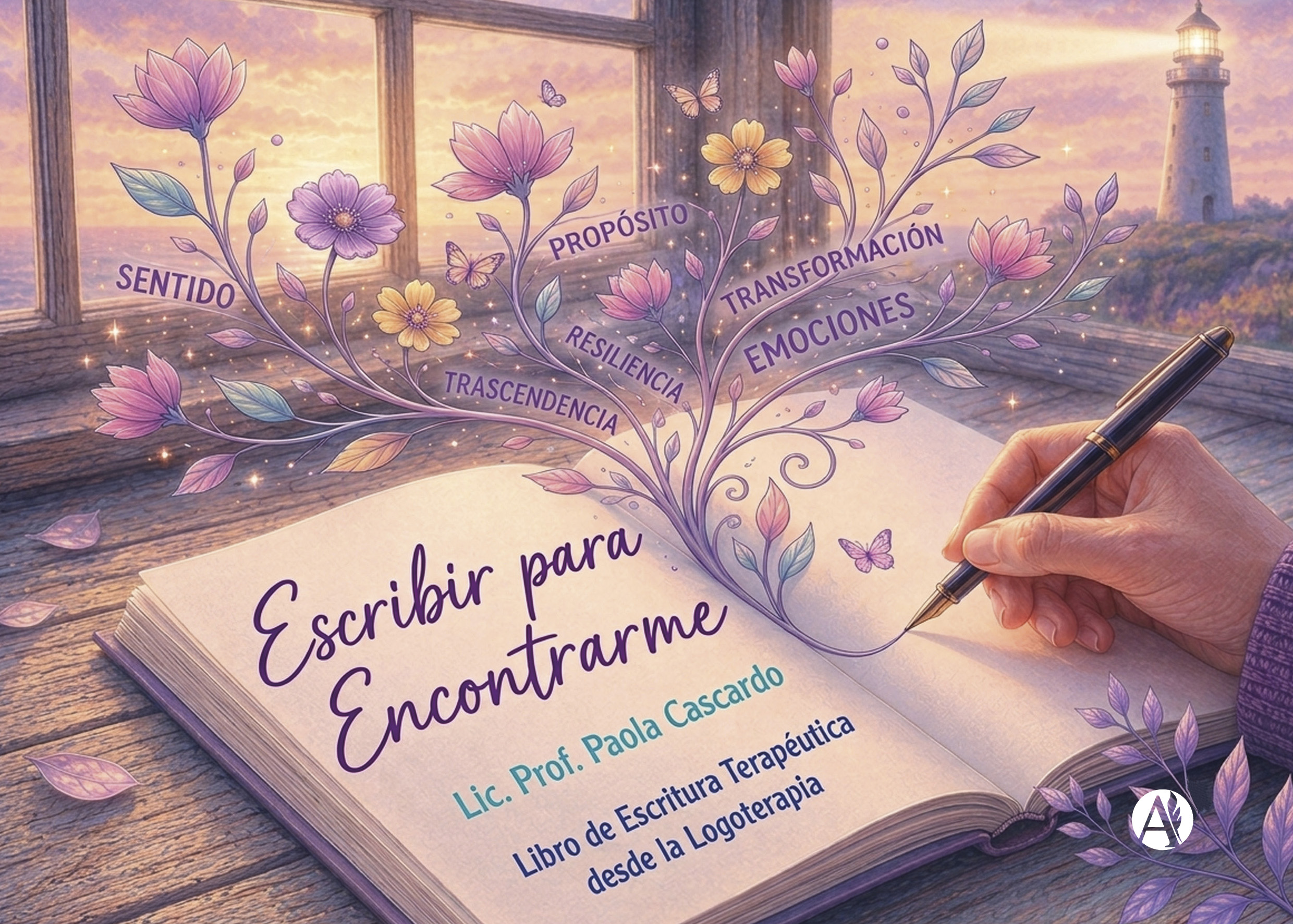 Portada del libro Escribir para Encontrarme de Lic. Prof. Paola Cascardo