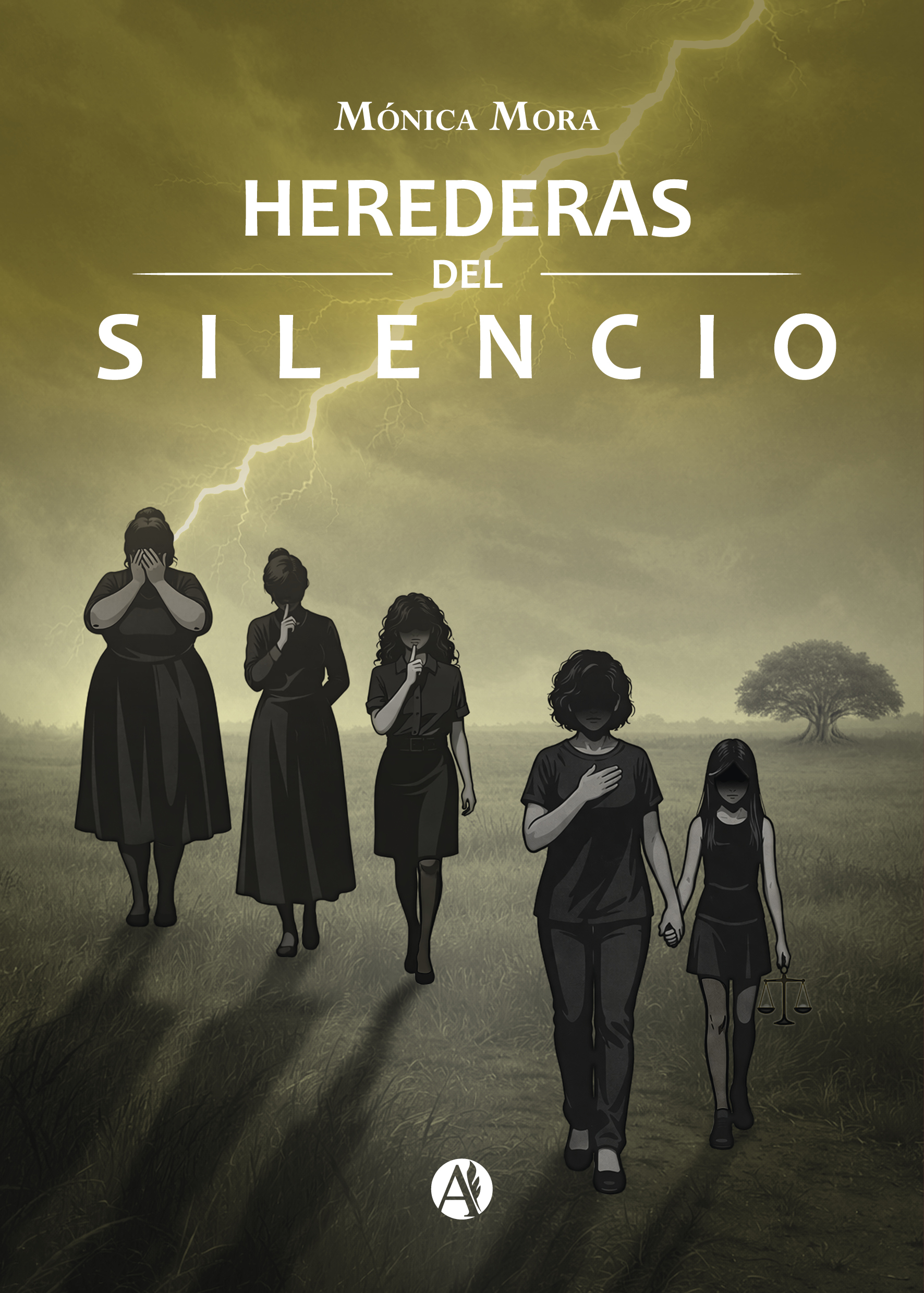 Portada del libro Herederas del silencio de Mónica Mora.