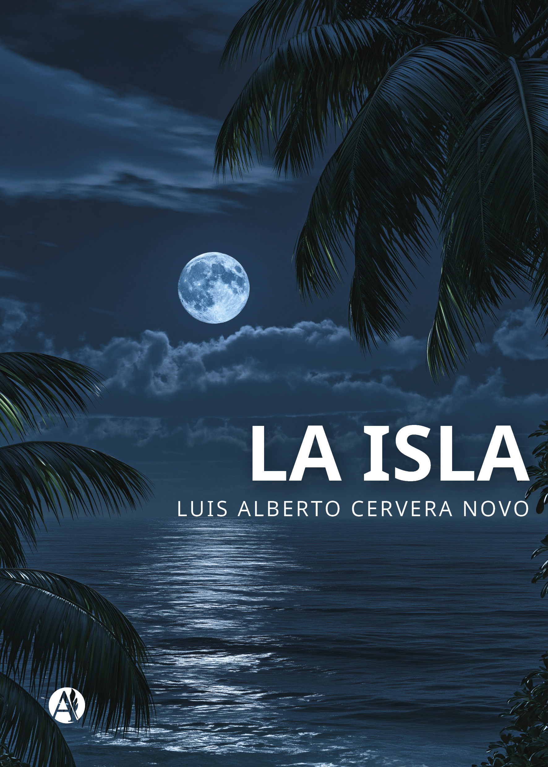 Portada del libro La isla de Luis Alberto Cervera Novo.
