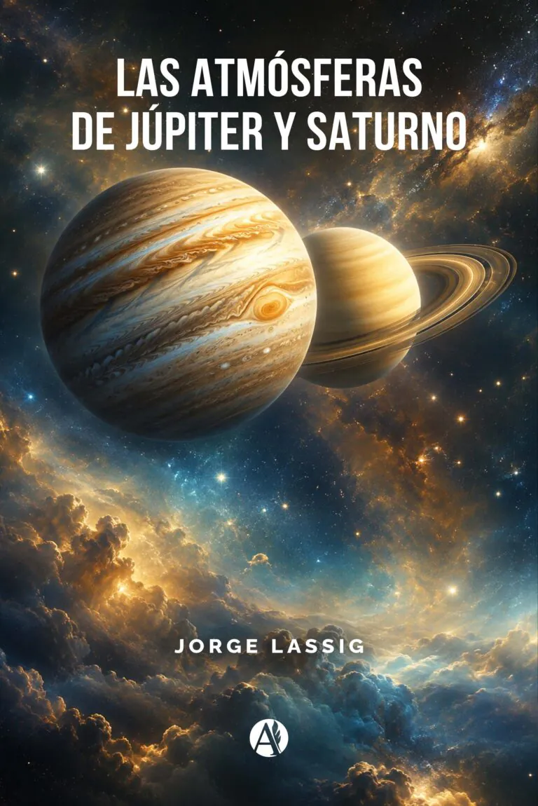 Portada del libro Las atmósferas de Júpiter y Saturno de Jorge Lassig