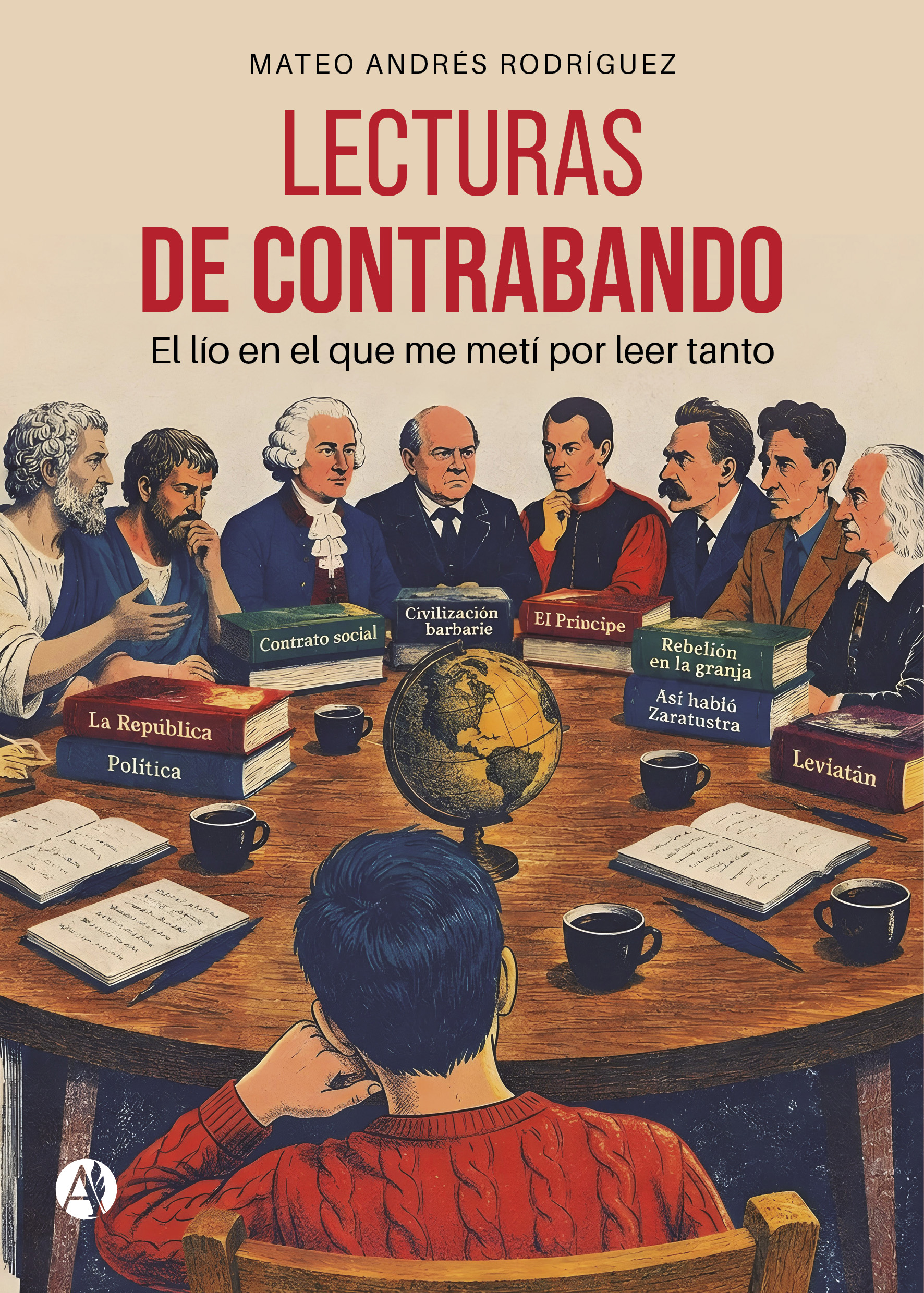 Portada del libro Lecturas de contrabando de Mateo Andrés Rodríguez