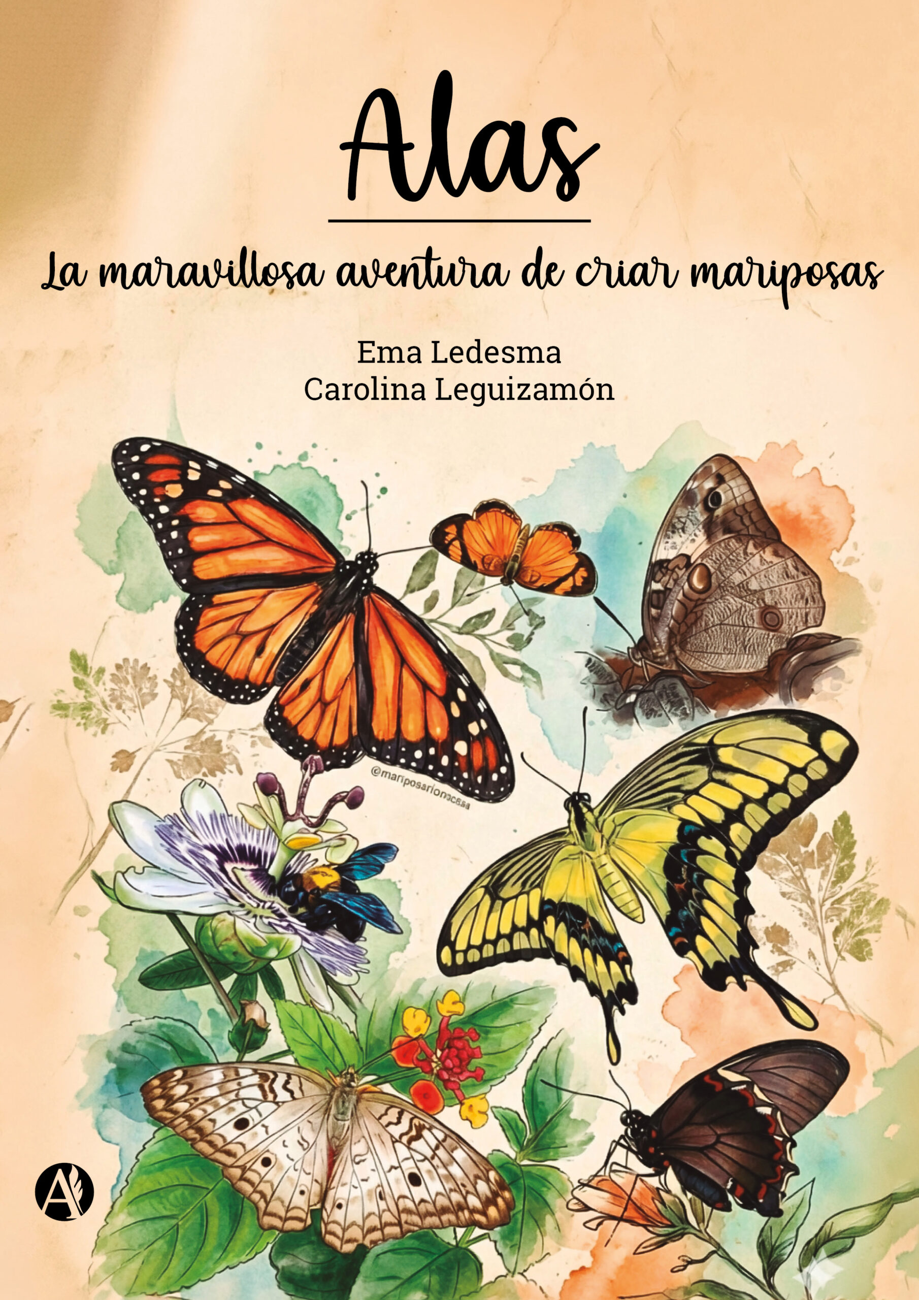 Portada del libro Alas de Ema Ledesma y Carolina Leguizamón.