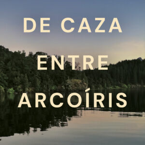 Portada del libro De caza entre arcoíris de Nicolás Domínguez.