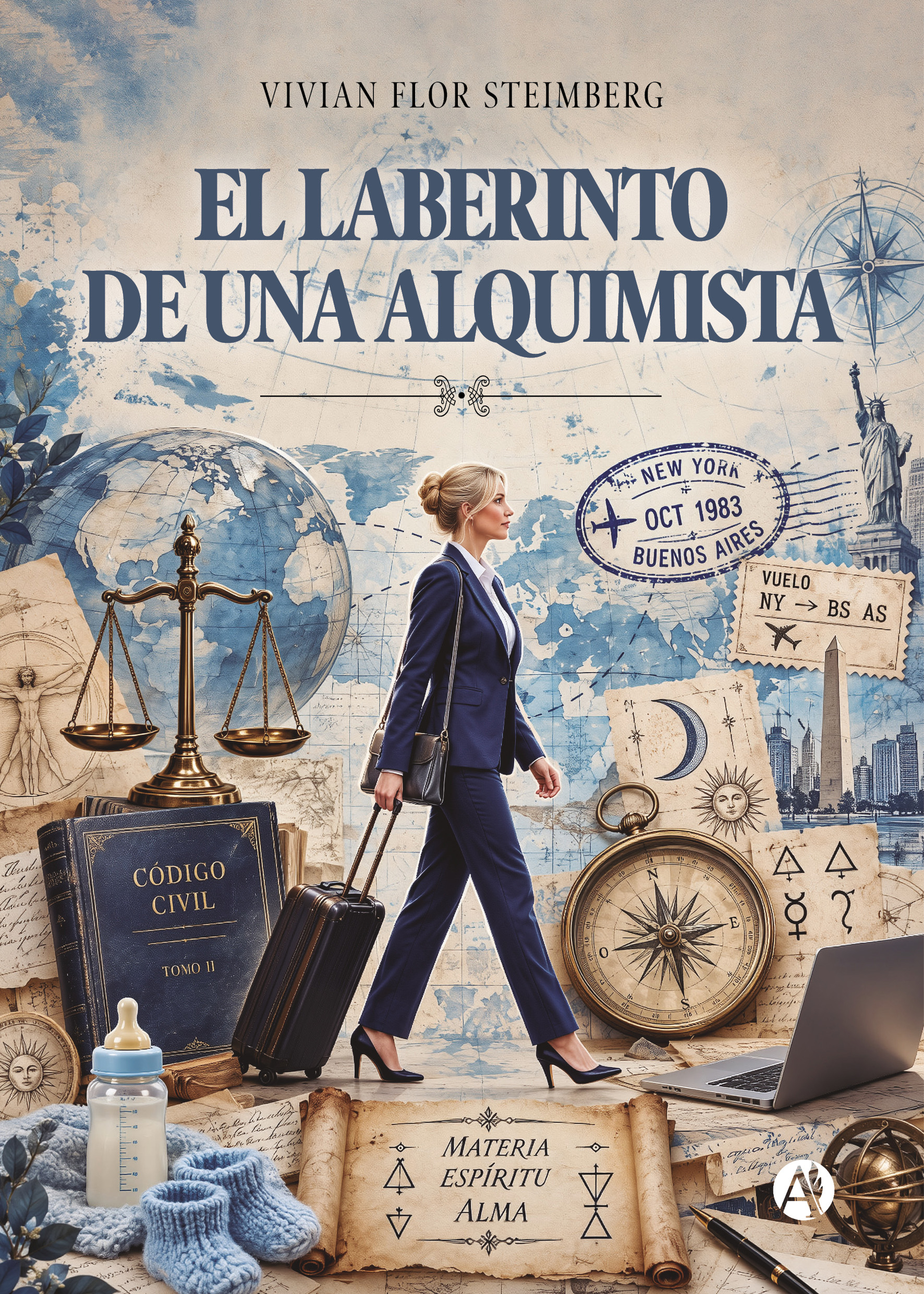 Portada del libro El laberinto de una alquimista de Vivian Flor Steimberg.