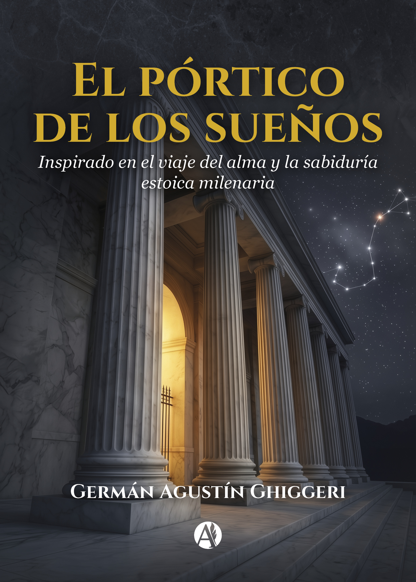 Portada del libro El pórtico de los sueños de Germán Agustín Ghiggeri.