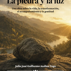 Portada del libro La piedra y la luz de Julio José Guillermo Andino Vega.