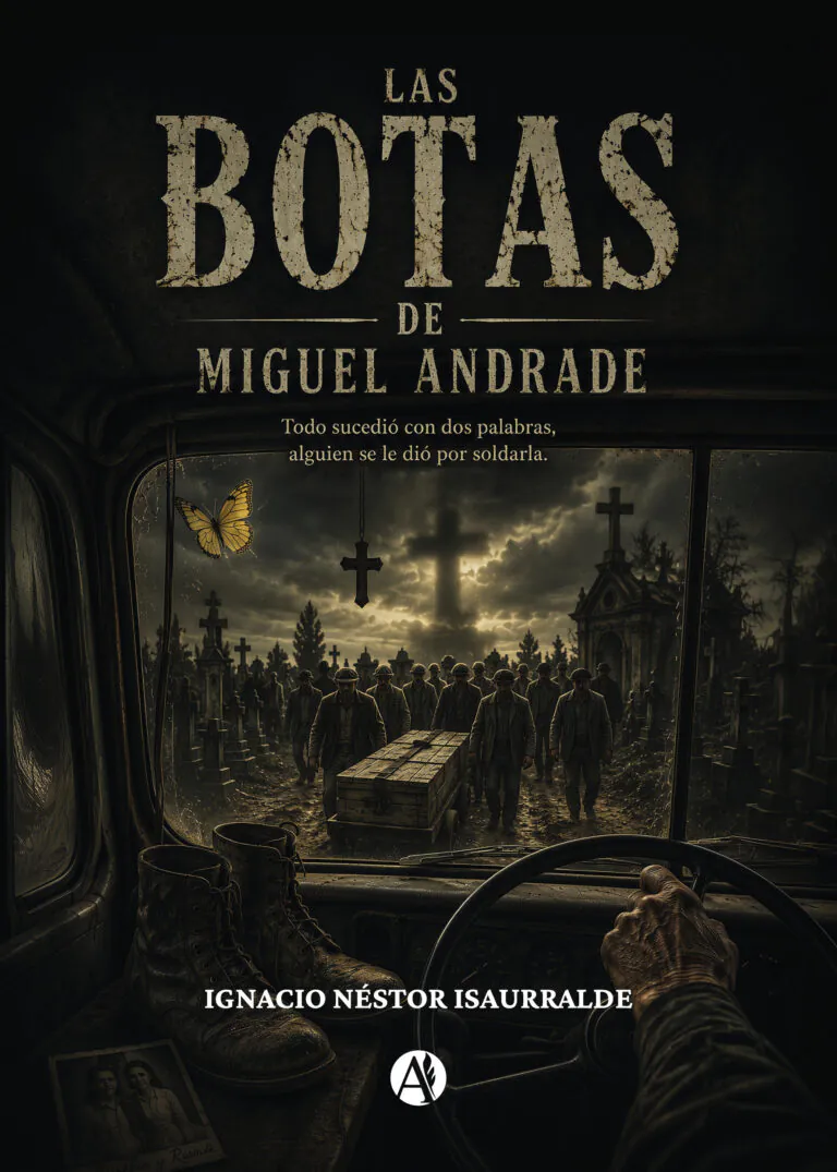Portada del libro Las botas de Miguel Andrade de Ignacio Néstor Isaurralde.