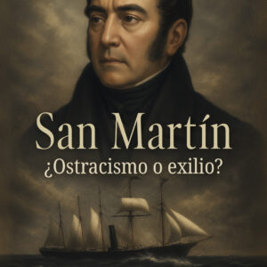 Portada del libro San Martín ¿Ostracismo o exilio? de Pablo Ariel Dufranc.