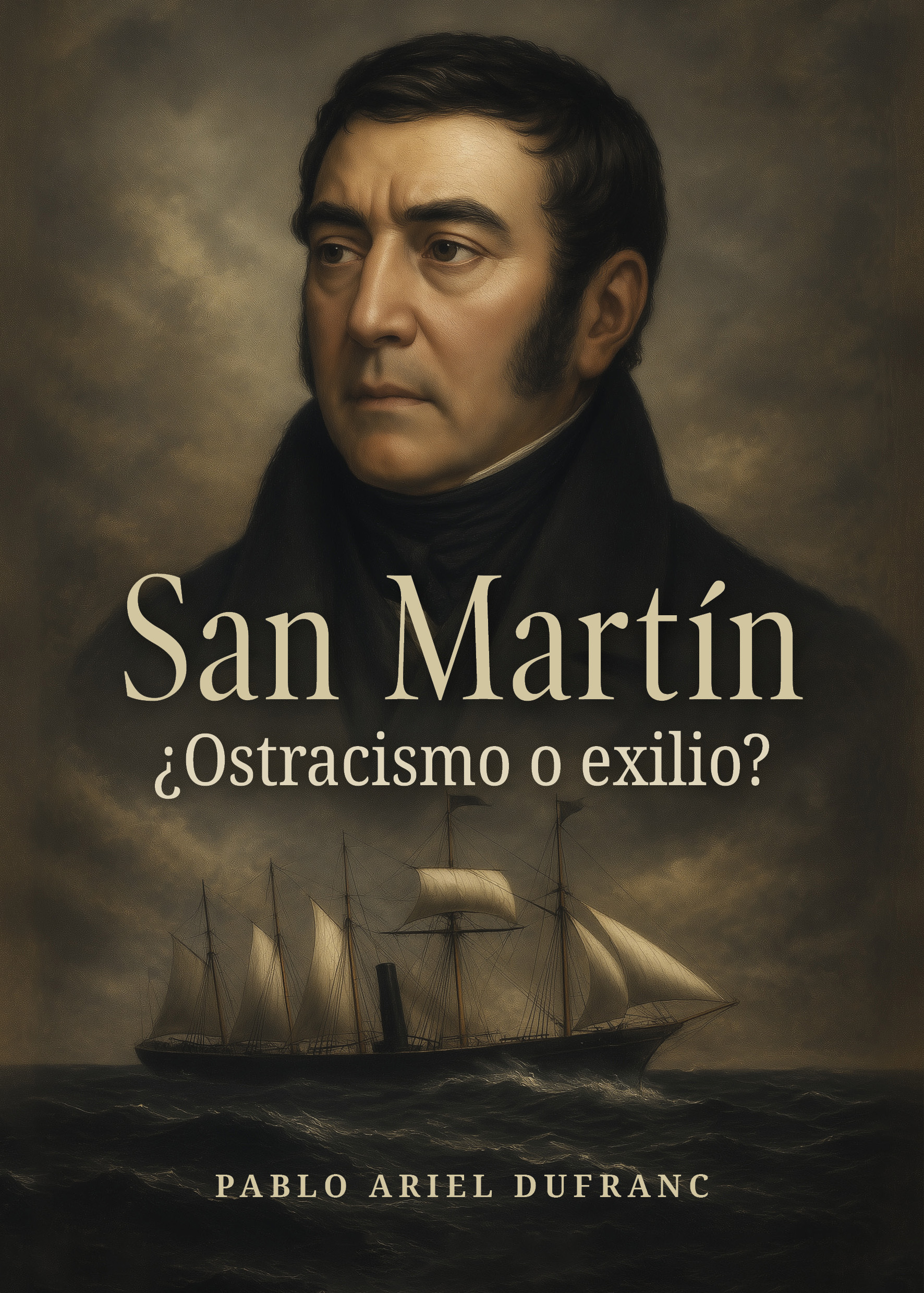 Portada del libro San Martín ¿Ostracismo o exilio? de Pablo Ariel Dufranc.