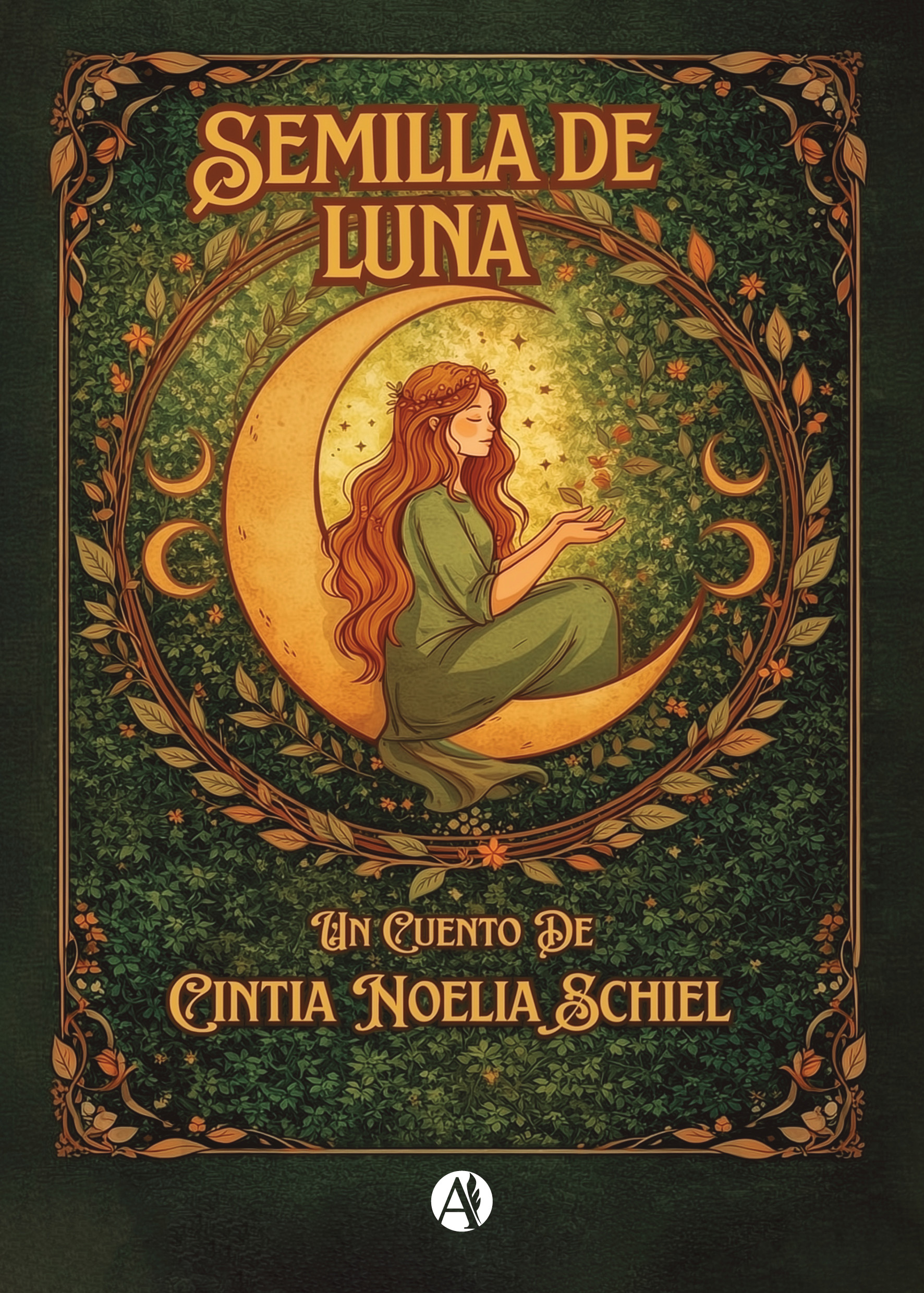 Portada del libro Semilla de luna de Cintia Noelia Schiel