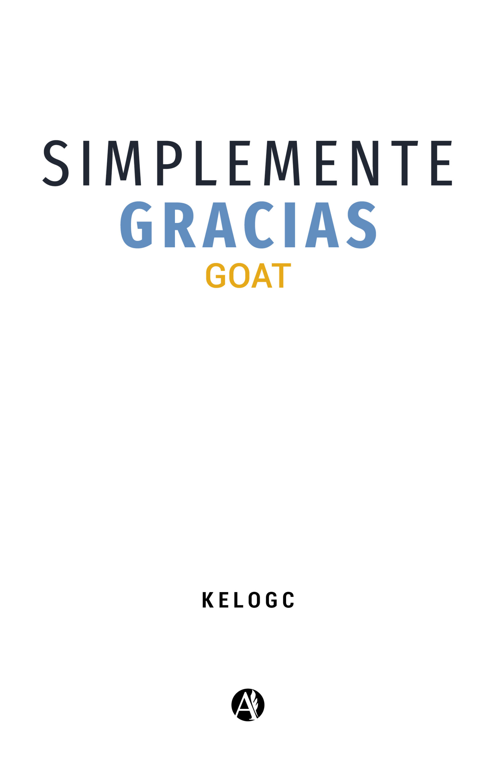Portada del libro Simplemente gracias de KELOGC