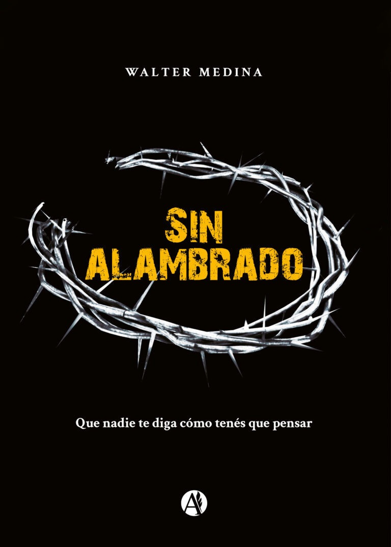 Portada del libro Sin alambrado de Walter Medina.
